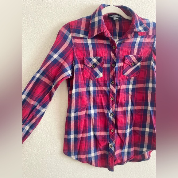 Angie button-down flannel shirt - Picture 4 of 5